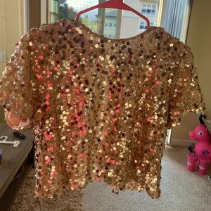Sequinned top